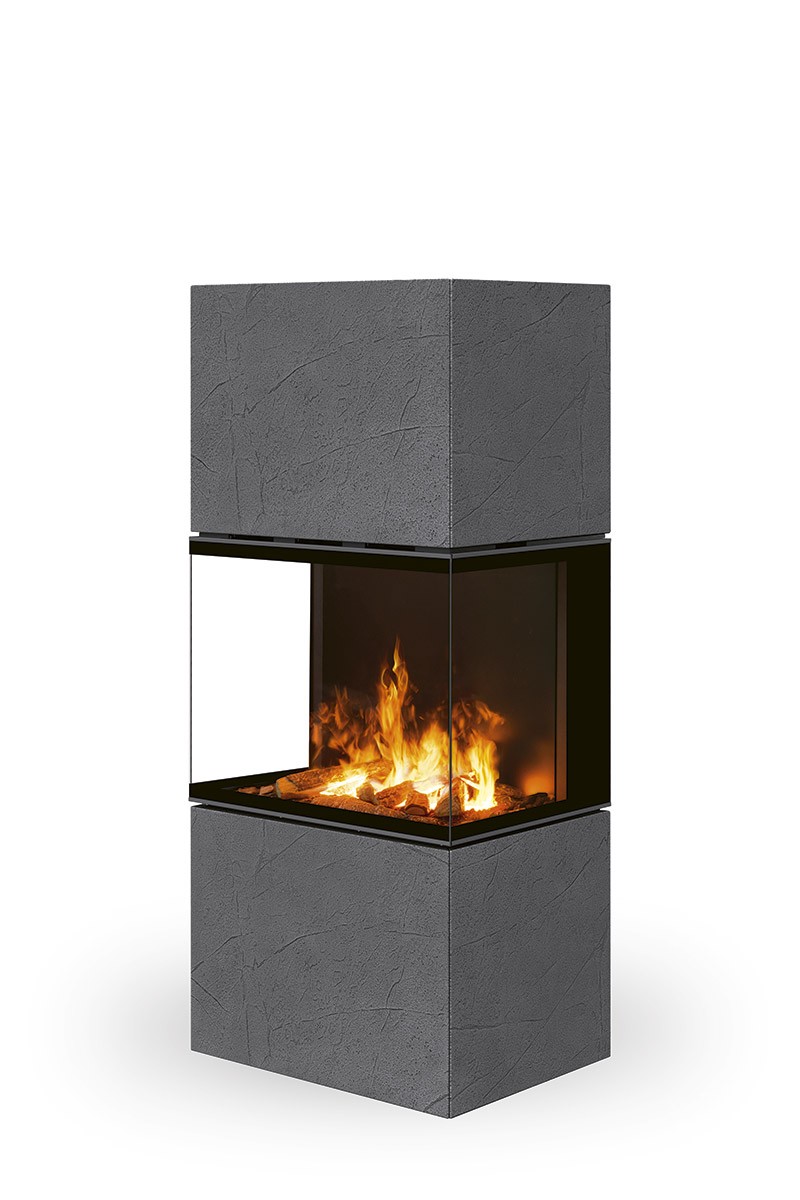 e-LERA C 62 - дизайнерский электрокамин в облицовке Thermaline