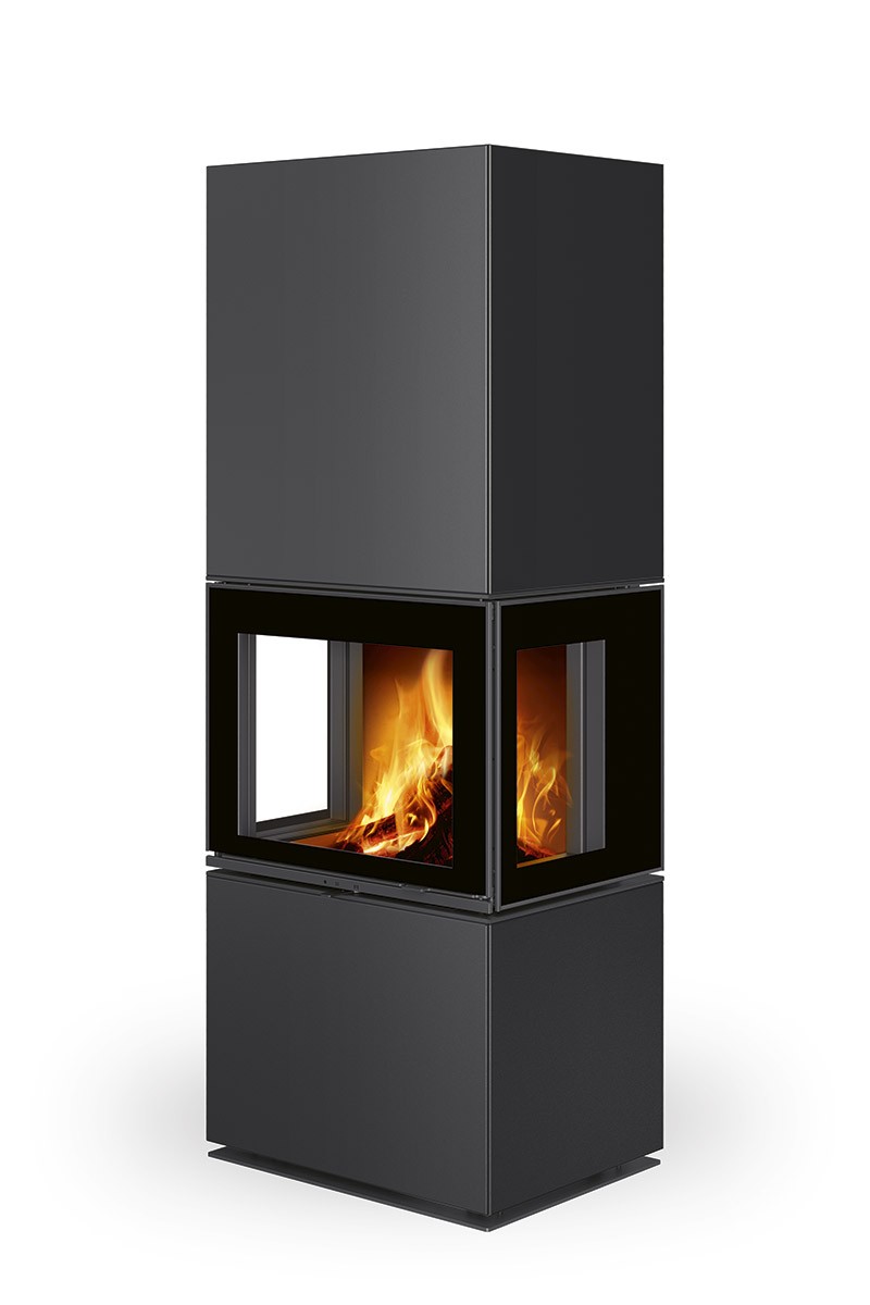 LERA C GH 30 - стальной дизайнерский камин