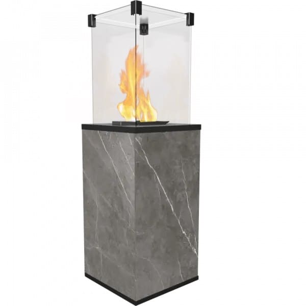 Газовый обогреватель Kratki PATIO MINI керамогранит NATURALI PIETRA GREY 8.2 кВт