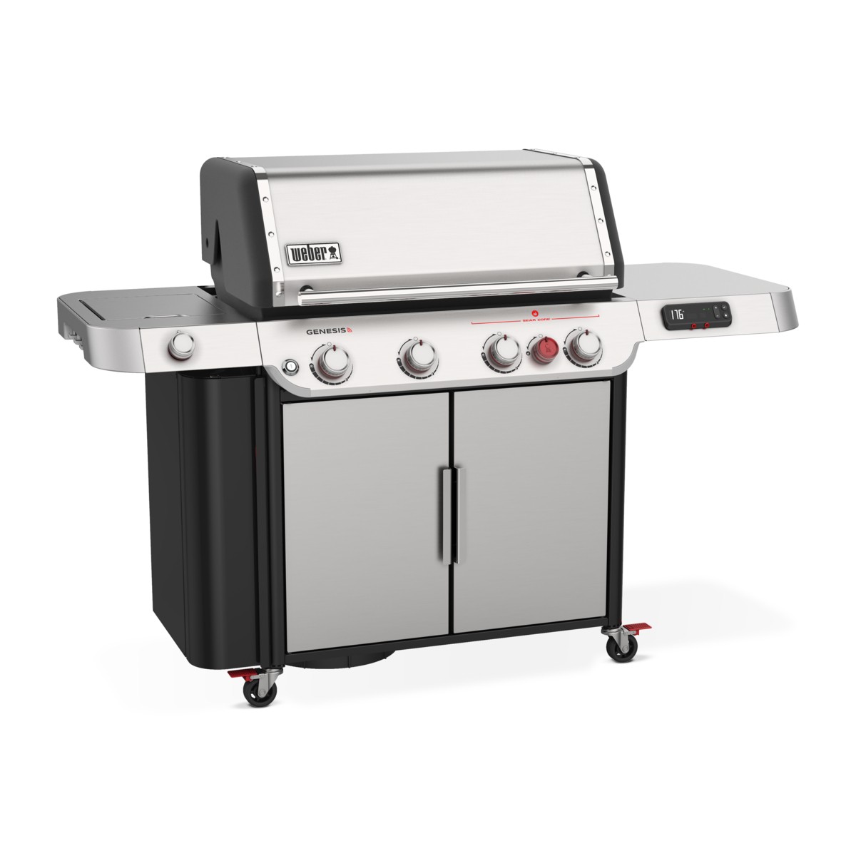 Газовий гриль Weber Genesis SX-435, нержавіюча сталь