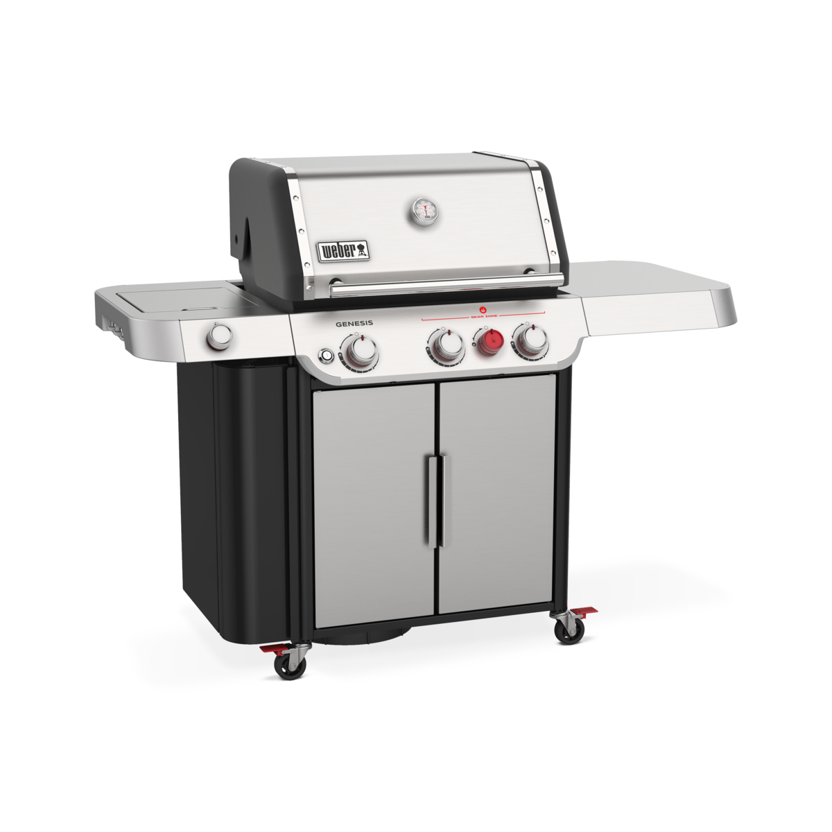 Газовый гриль Weber Genesis S-335, нержавеющая сталь