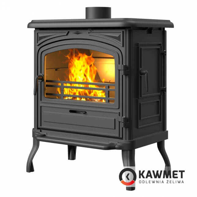 Чугунная печь KAWMET Premium EOS S13 ECO 10 кВт на дровах