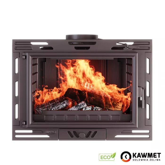Чавунна камінна топка KAWMET W9 ECO 9.8 кВт на дровах