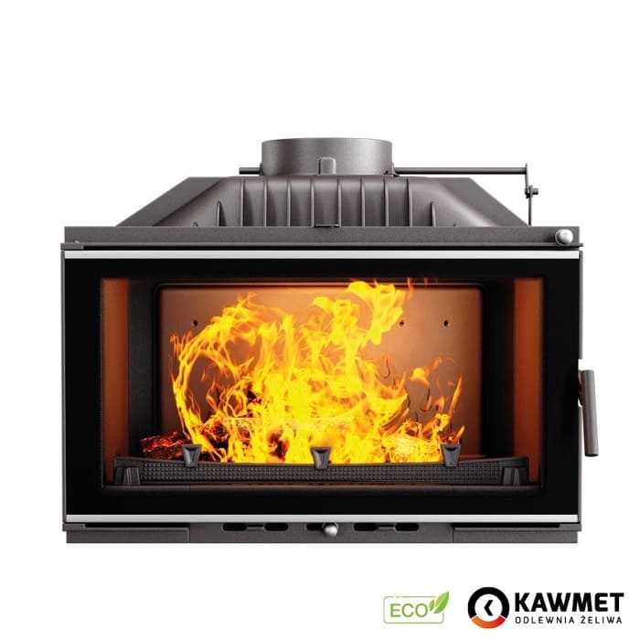 Чугунная каминная топка KAWMET W16 ECO 9.4 кВт на дровах