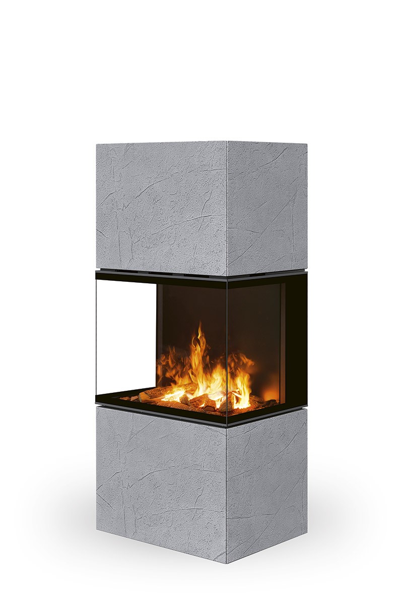 e-LERA C 61 - дизайнерский электрокамин в облицовке Thermaline