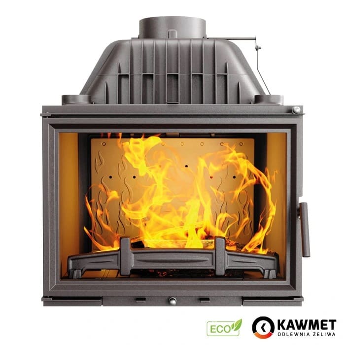 Чугунная каминная топка KAWMET W17 ECO 16.1 кВт на дровах