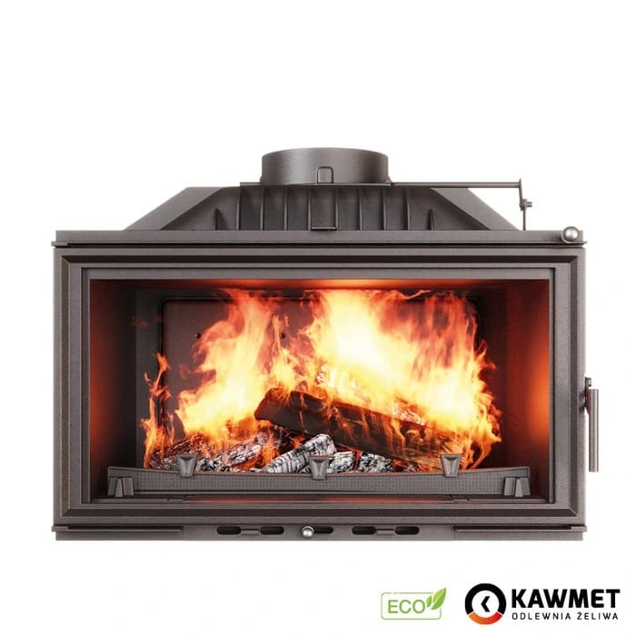 Чугунная каминная топка KAWMET W15 ECO 9.4 кВт на дровах