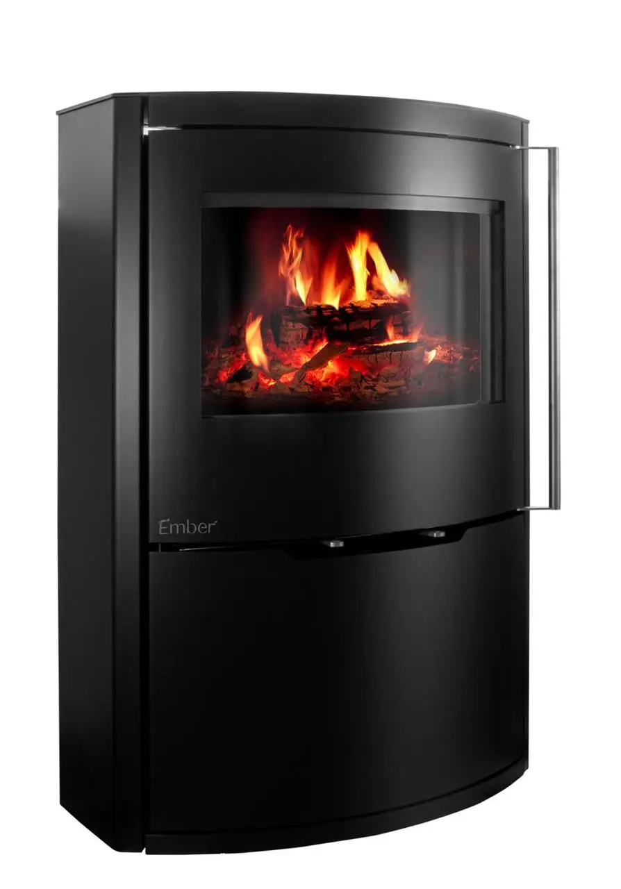 Стальная печь-камин Ember Kamin O1 XL Stahl 7.6 кВт