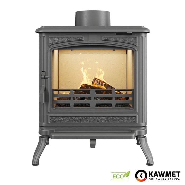 Чугунная печь KAWMET Premium HESTIA S17 ECO 4.6 кВт на дровах
