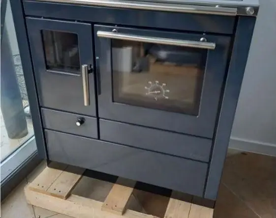 Камін Ember Kamin A1 80 Anthracite на дровах