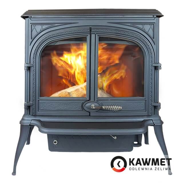 Чугунная печь KAWMET Premium ARES S7 ECO 11.3 кВт на дровах