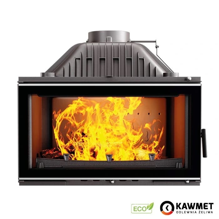 Чавунна камінна топка KAWMET W16 ECO 13.5 кВт з прямим склом