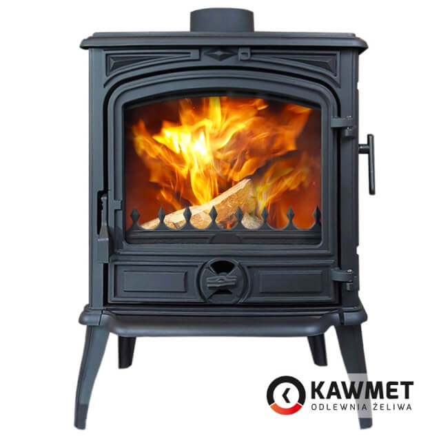 Чугунная печь KAWMET Premium SELENA S14 ECO 6.5 кВт на дровах