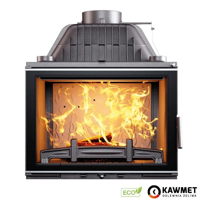 Чавунна камінна топка KAWMET W17 Dekor 16.1 кВт з декоративною рамкою
