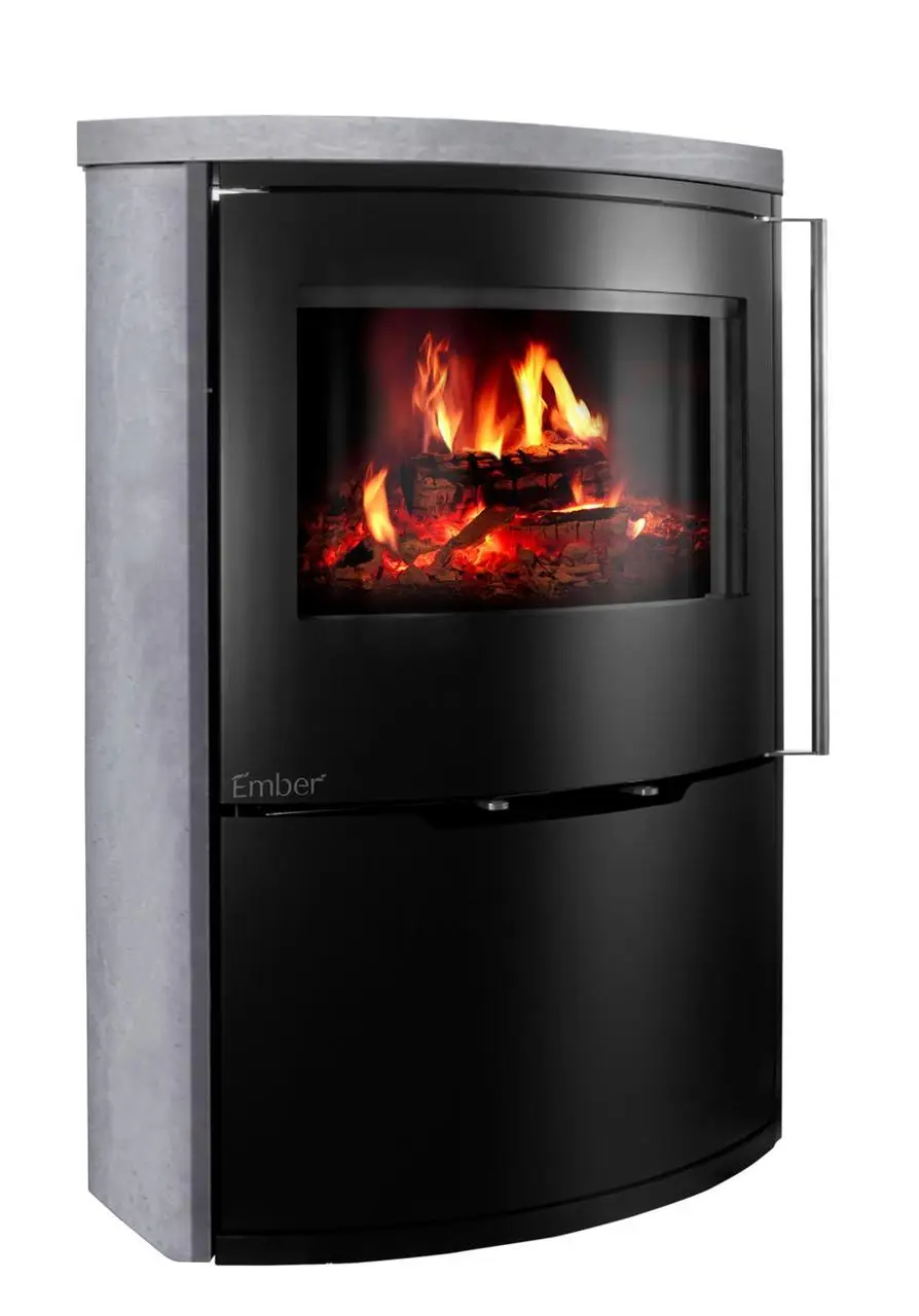 Піч-камін Ember O1 XL Serpentino на дровах 