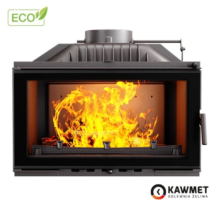 Чавунна камінна топка KAWMET W16 Black ECO 9.4 кВт на дровах
