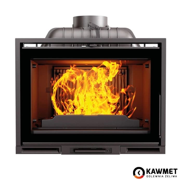 Чавунна камінна топка KAWMET Premium SIREN F24 14 кВт із прямим склом