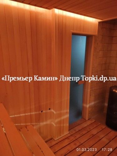 Баня под ключ с печью на дровах. С оригинальным потолком.