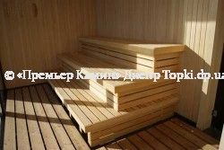Монтаж сауни з липи