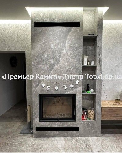 Монтаж камина с топкой Romotop  Impression 2g 80.60.01.