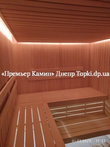 Баня под ключ с печью на дровах. С оригинальным потолком.