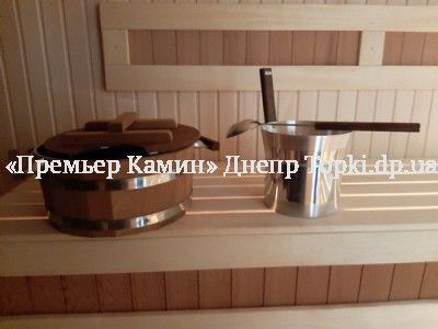 Банька с оригинальными аксессуарами.