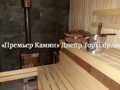 Банька с оригинальными аксессуарами.