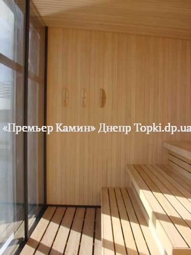 Монтаж сауны из липы