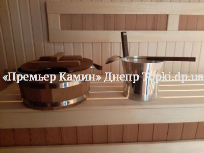 Банька з оригінальними аксесуарами.