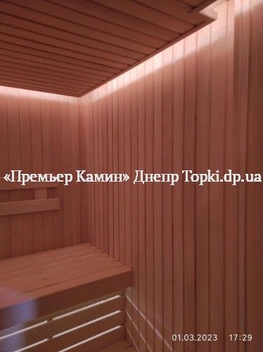 Баня под ключ с печью на дровах. С оригинальным потолком.