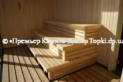 Монтаж сауны из липы